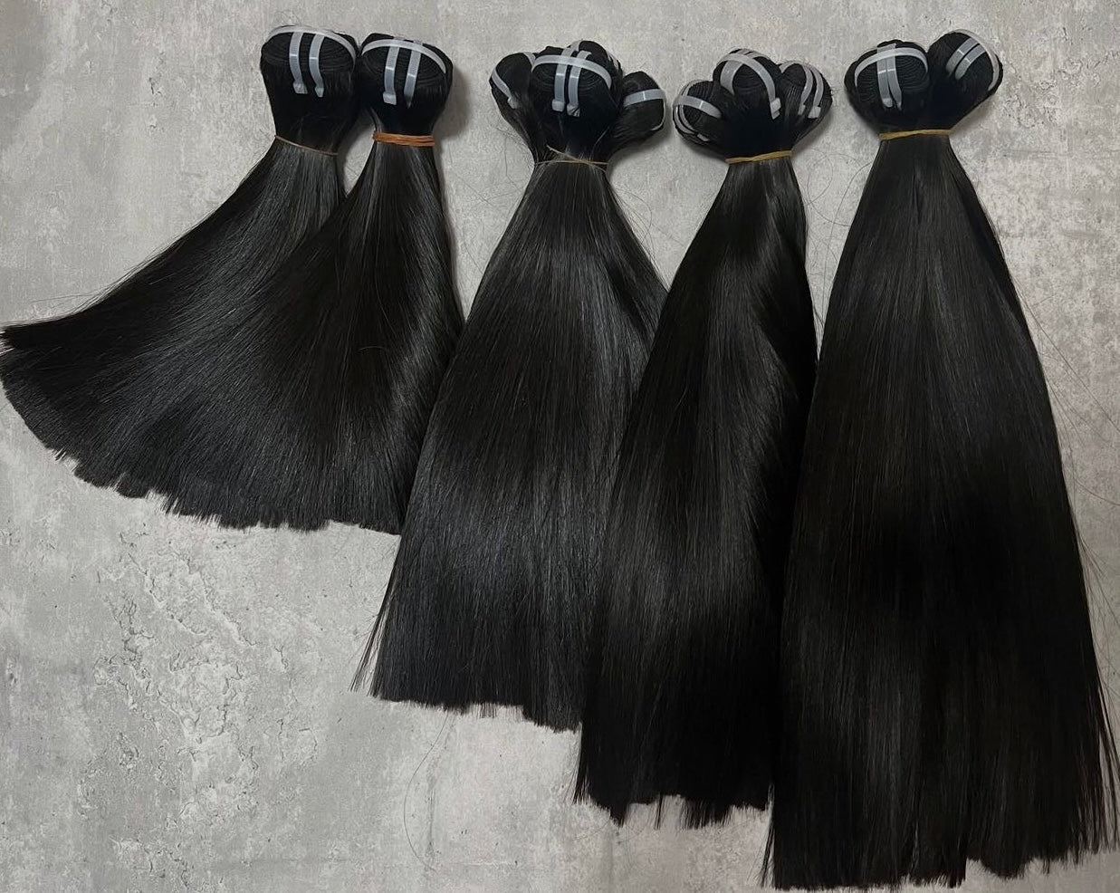 Raw Indian Bundles – 100% Unprocessed Human Hair | Single Donor | Natural Shine & Volume