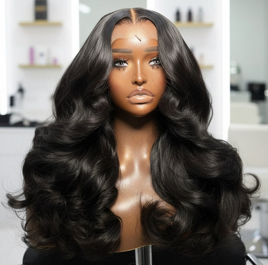 Glamorous Raw Vietnamese HD Lace Wig – 100% Unprocessed Human Hair | 250% Density | Seamless Melt & Natural Finish